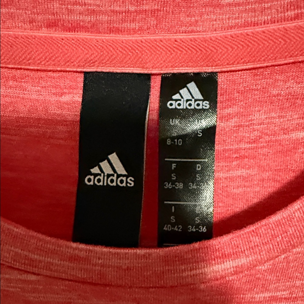 Adidas Coral Sleeveless Tank Top with a Razorback [Small] - Picture 2 of 7